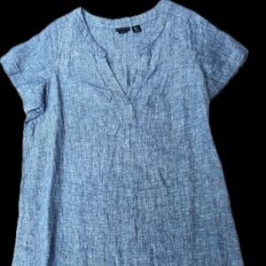 Tahari Linen Dress Size 1X